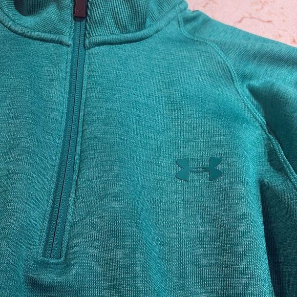 Under Armour 1/4 zip mock neck fleece pullover SZ Xlarge - Picture 5 of 10